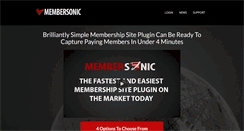 Desktop Screenshot of membersonic.com